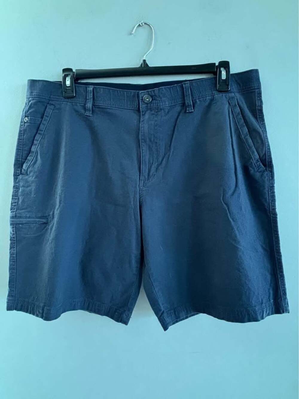 WP Weatherproof Men's Stretch Ripstop Trail Utility Shorts Blue Size 38